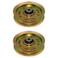 Qty 2: Flat Idler Pulley Fits Poulan Replaces 532175820
