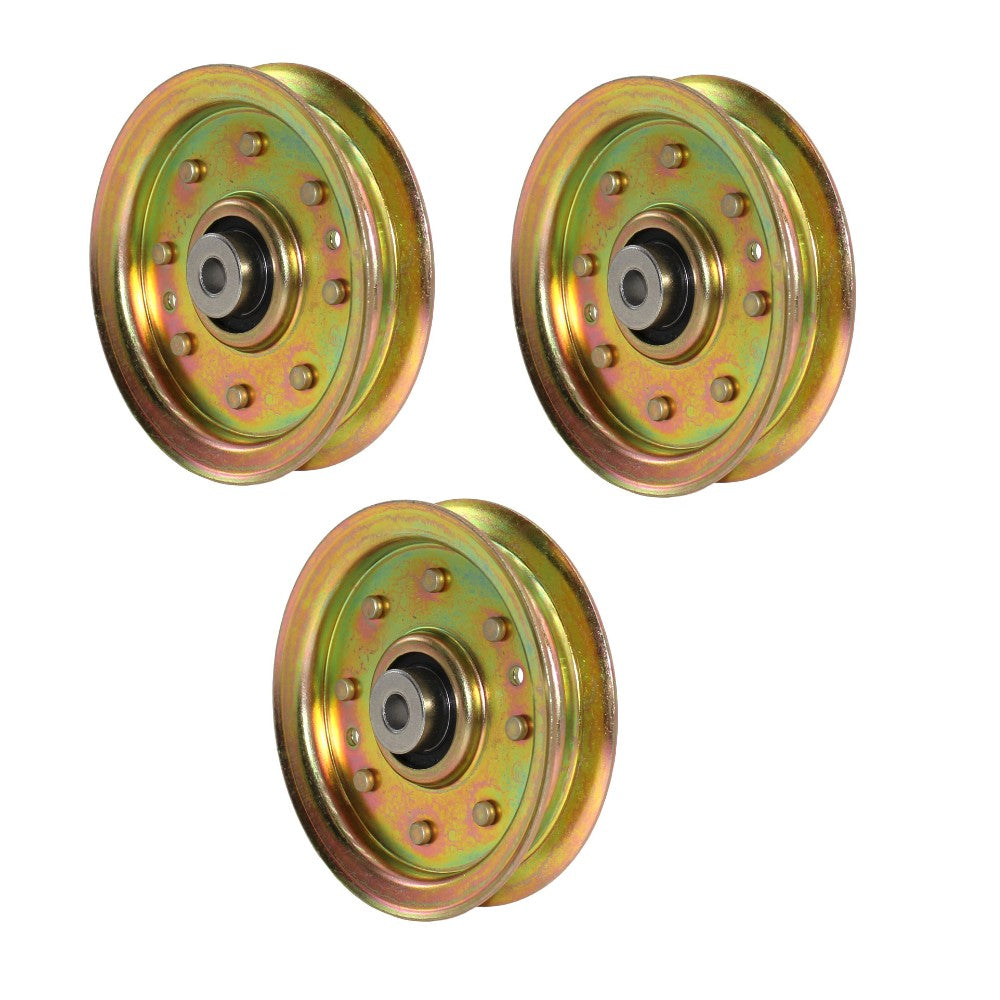 Qty 3: Flat Idler Pulley Fits Poulan Replaces 532175820