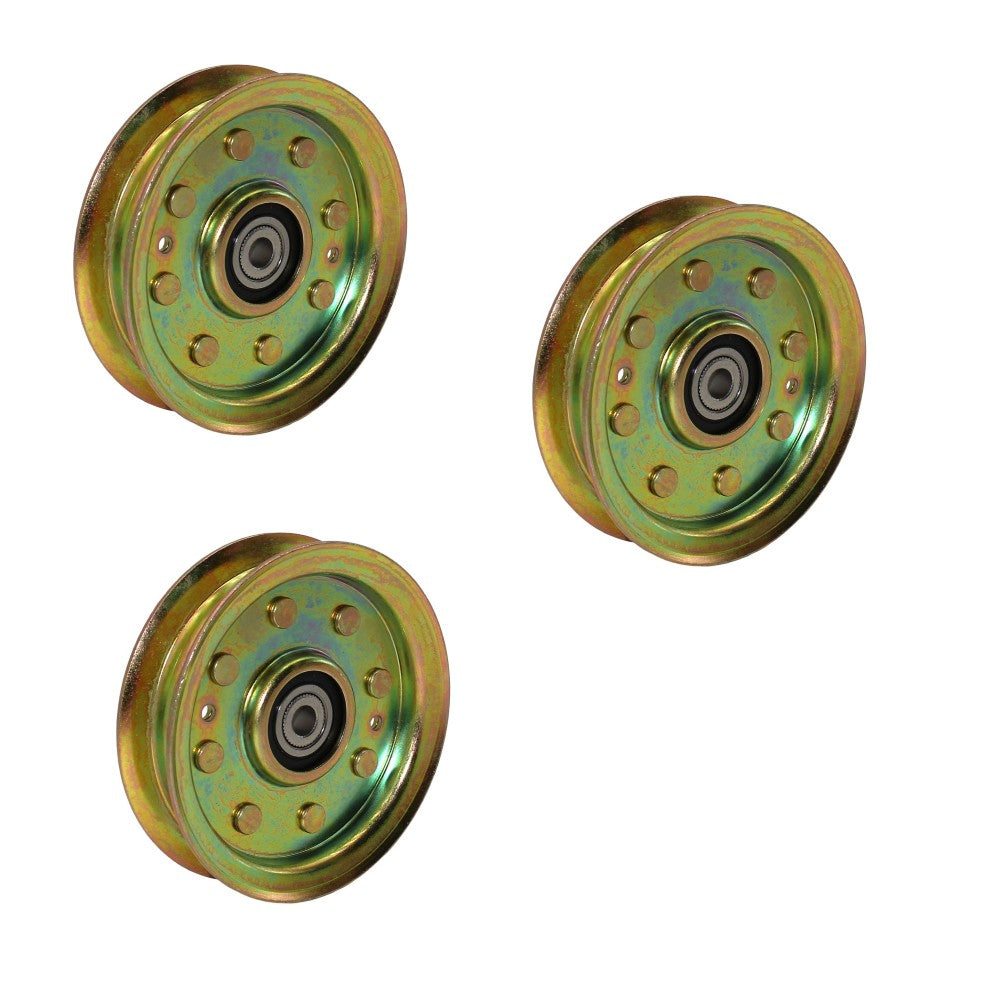 Qty 3: Flat Idler Pulley Fits Poulan Replaces 532175820