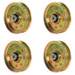 Qty 4: Flat Idler Pulley Fits Universal Products Replaces 107620