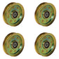 Qty 4: Flat Idler Pulley Fits AYP Replaces 175820