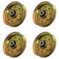 Qty 4: Flat Idler Pulley Fits Husqvarna Replaces 532175820