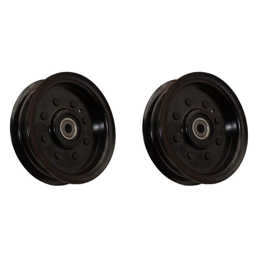 Qty 2: Flat Idler Pulley Fits Husqvarna Replaces 196104