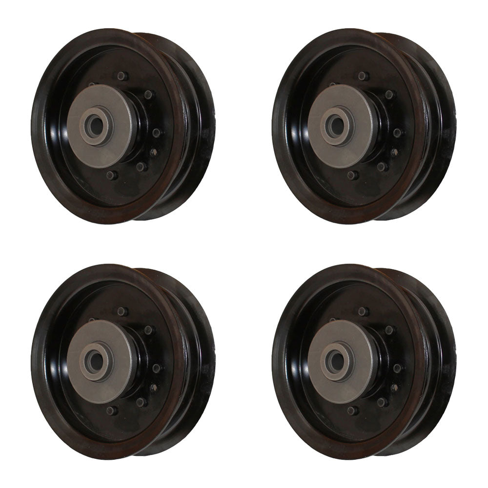 Qty 4: Flat Idler Pulley Fits Poulan Replaces LAO78-0008_x4