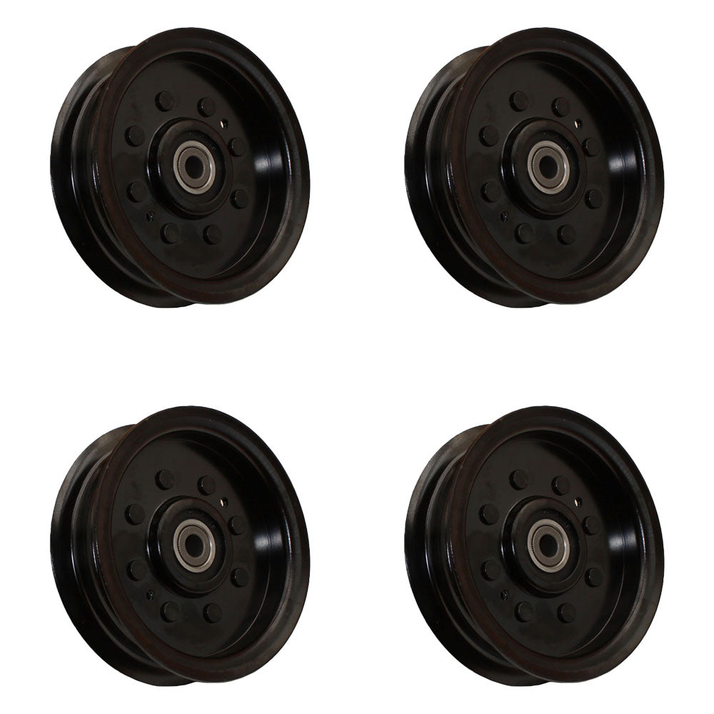 Qty 4: Flat Idler Pulley Fits Poulan Replaces LAO78-0008_x4