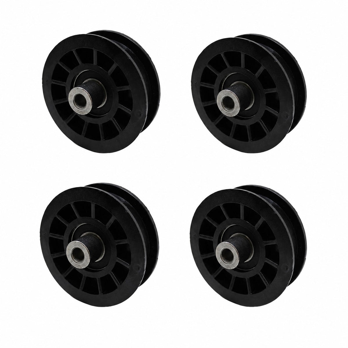 Qty. 4: Flat Idler Pulleys Fits Snapper Replaces 705080