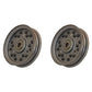 Set of (2) Flat Idler Pulley 1/2"X 4-3/4" Fits Dixie Chopper 30224