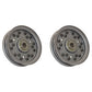 Set of (2) Flat Idler Pulley 1/2"X 4-3/4" Fits Dixie Chopper 30224