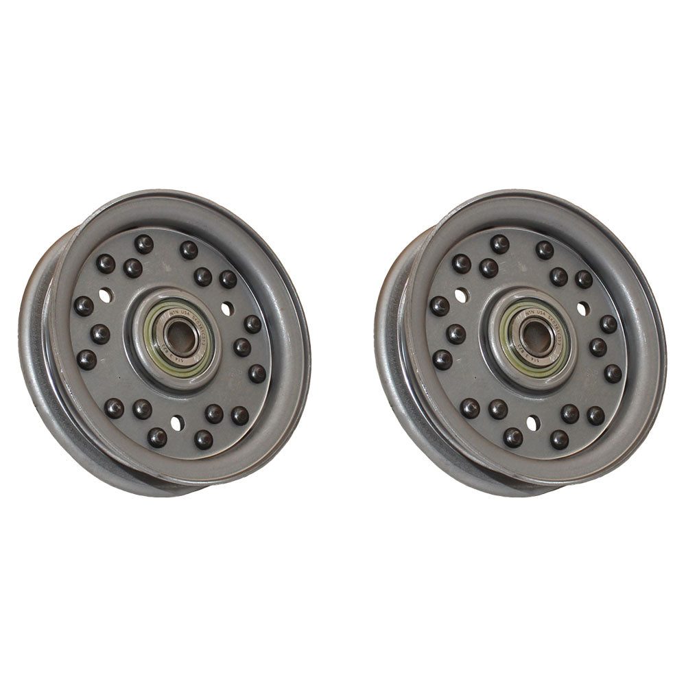 Qty 2: Flat Idler Pulley Fits Bad Boy Replaces 033-6001-00