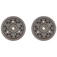 (2) Flat Idler Pulley Fits Bad Boy Mower ZT CZT Pup Lightning Outlaw