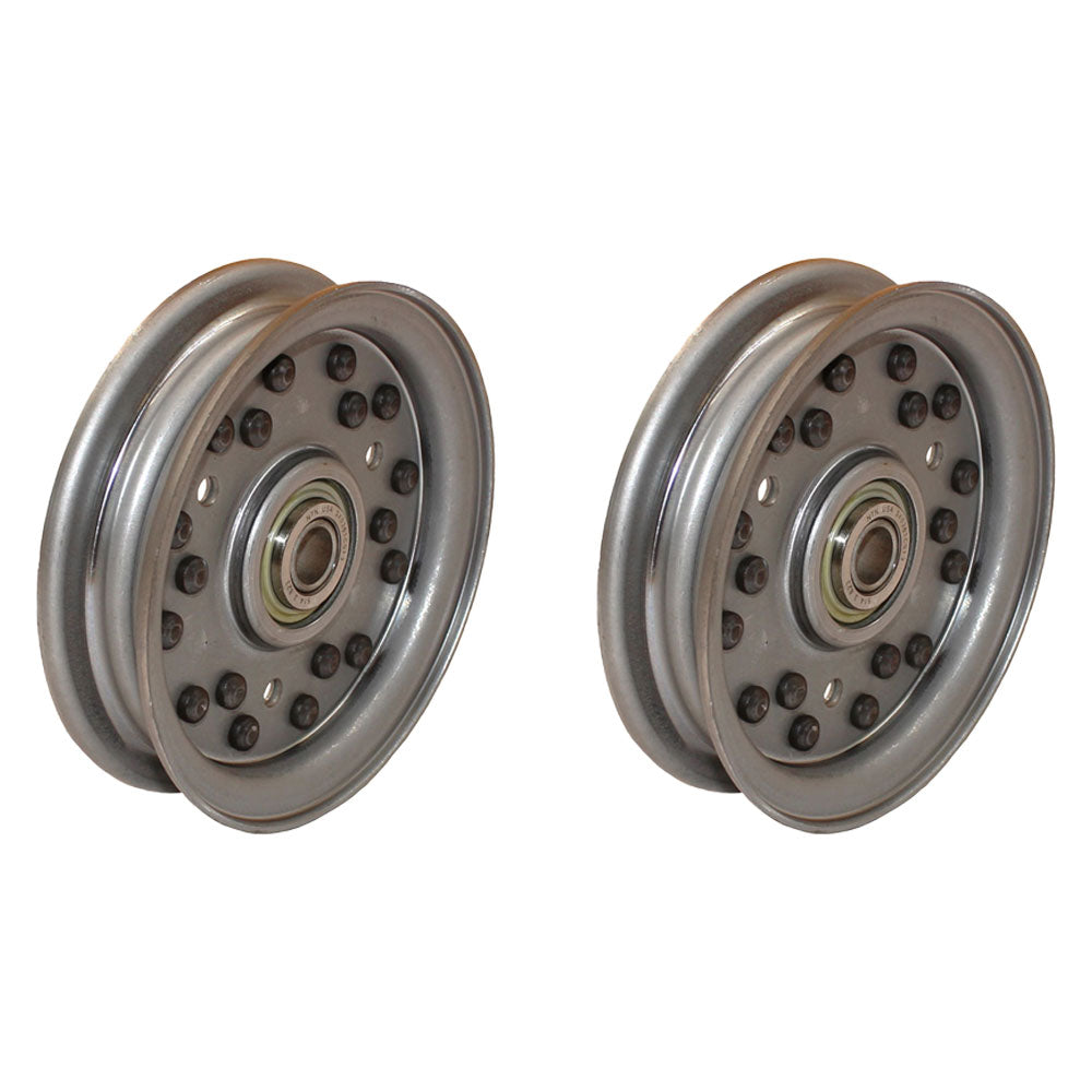 (2) Mower Deck Idler Pulley Fits Bad Boy ZT CZT Lightning Pup Outlaw 033-6001-00