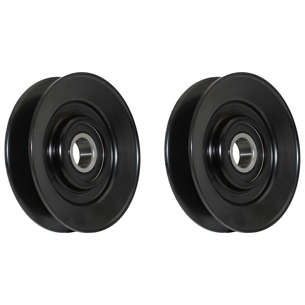 2 V-Idler Pulley Fits John Deere AM118447 SABO Deck LT/LTR 155 166 180 GT GX LX