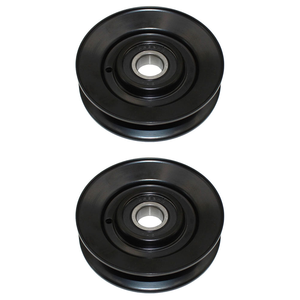 2 V-Idler Pulley Fits John Deere AM118447 SABO Deck LT/LTR 155 166 180 GT GX LX