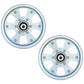 Set of (2) 116-4668 Flat Idler Pulleys Fits Exmark Fits Lazer Z Pioneer