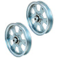 2 Flat Idler Pulleys
 Fits Exmark Replaces 116-4668