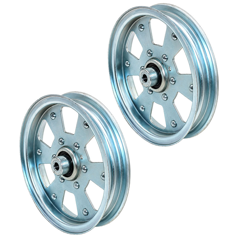 2 Flat Idler Pulleys
 Fits Exmark Replaces 116-4668