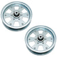 Set of (2) 116-4668 Flat Idler Pulleys Fits Exmark Fits Lazer Z Pioneer