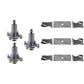 54" Deck Lawn Mower Spindle & Blade Kit Fits Husqvarna GT 2254