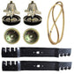 Mower Deck Rebuild Kit with Fits Gator Blades Fits Cub Cadet Replaces 618-04822