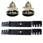 Spindle & Blade Kit Fits Bolens Replaces 742-0616