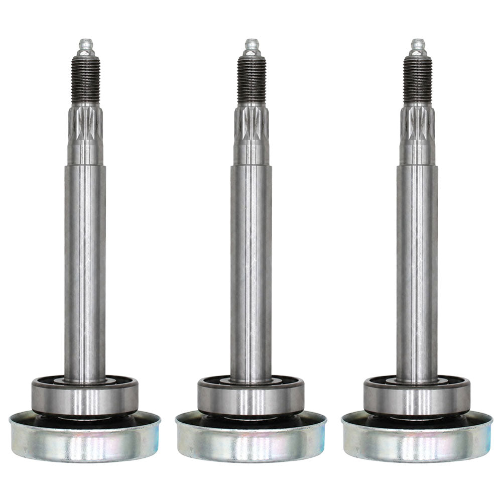 Qty 3: Spindle Shaft
 Fits Husqvarna Replaces 532187291