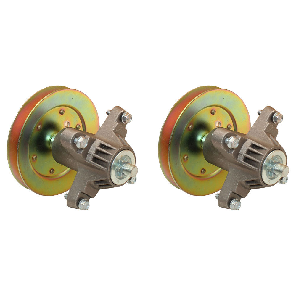 Two Spindle Assembly for Troy-Bilt 42" Deck 918-0624A 918-0624B 618-0624