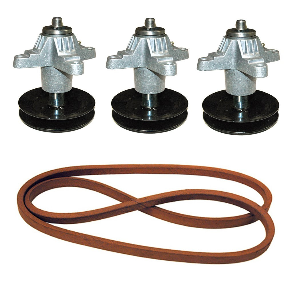 Deck Spindle Belt Kit Fits Yard Man Replaces 618-04608 Made with Aramid
