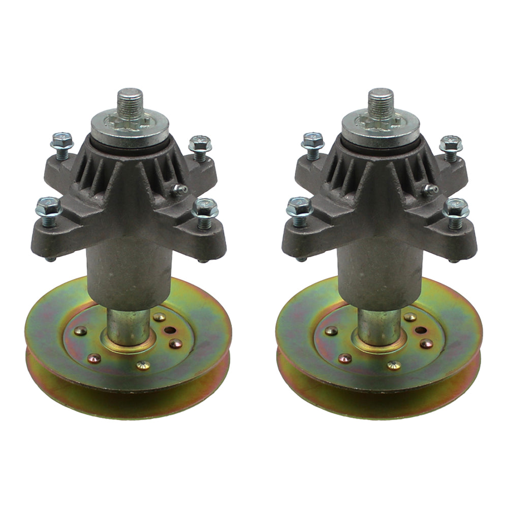 Qty 2: Spindle Assembly
 Fits Cub Cadet Replaces 618-04608