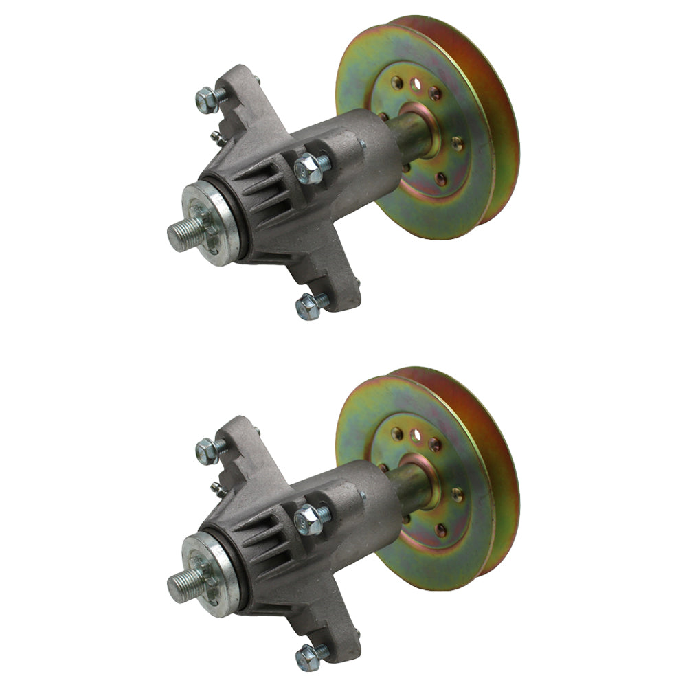 Qty 2: Spindle Assembly
 Fits Troy Bilt Replaces 618-04608