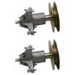 Qty 2: Spindle Assembly
 Fits Huskee Replaces 618-04608
