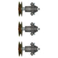 3 Pack Spindle Assembly for MTD 54" Deck 618-04608 618-04608A 618-0671
