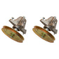 Qty 2: Mower Deck Spindle with Pulley Fits Troy Bilt Replaces 618-04636