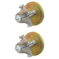 (2) Spindle Assemblies w/ Pulleys Lawn Mower Tractor Fits MTD 918-04865A