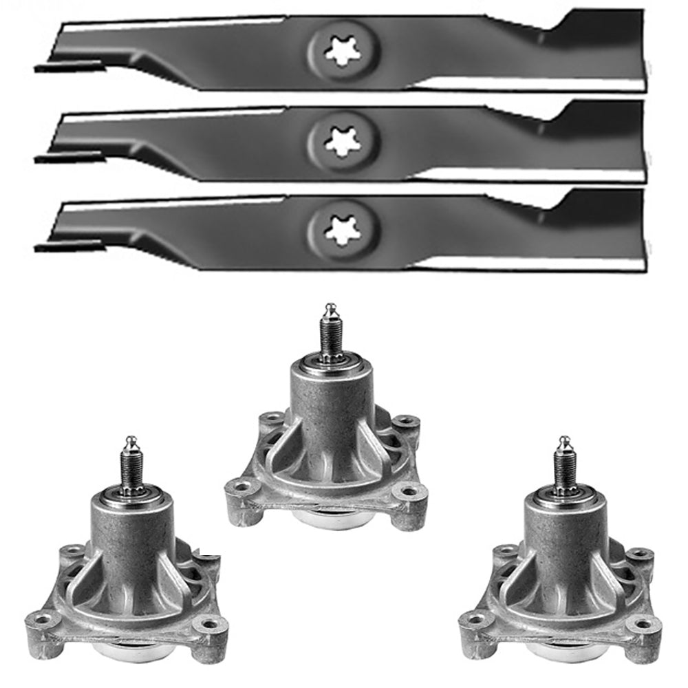 Mower Blade & Spindle Assembly Kit Fits Husqvarna Replaces 173920