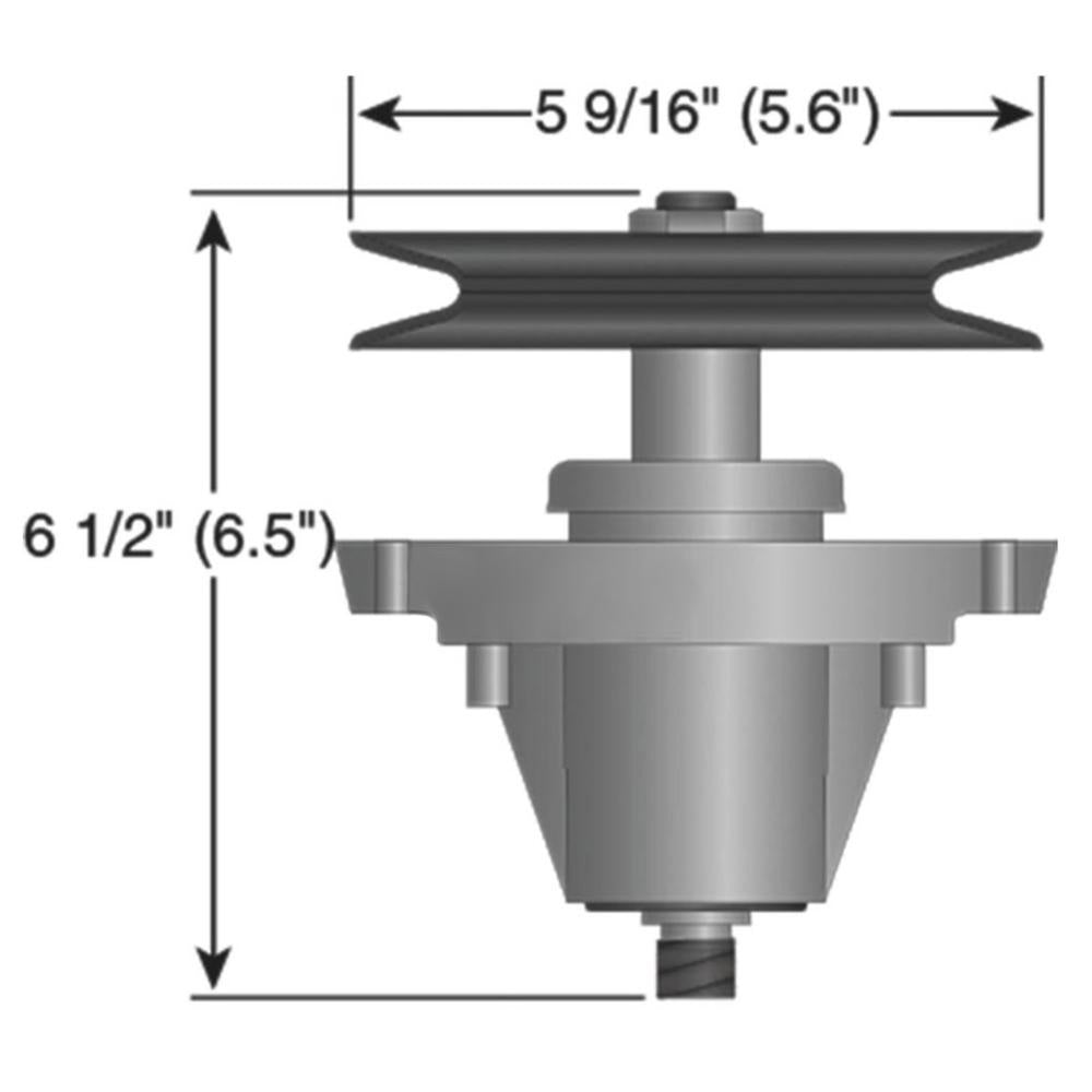 Qty 2: Spindle Assembly
 Fits MTD Replaces 618-06976