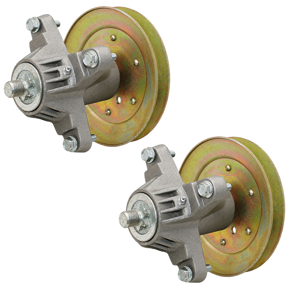 Qty 2: Mower Deck Spindle Fits MTD Replaces 618-04456