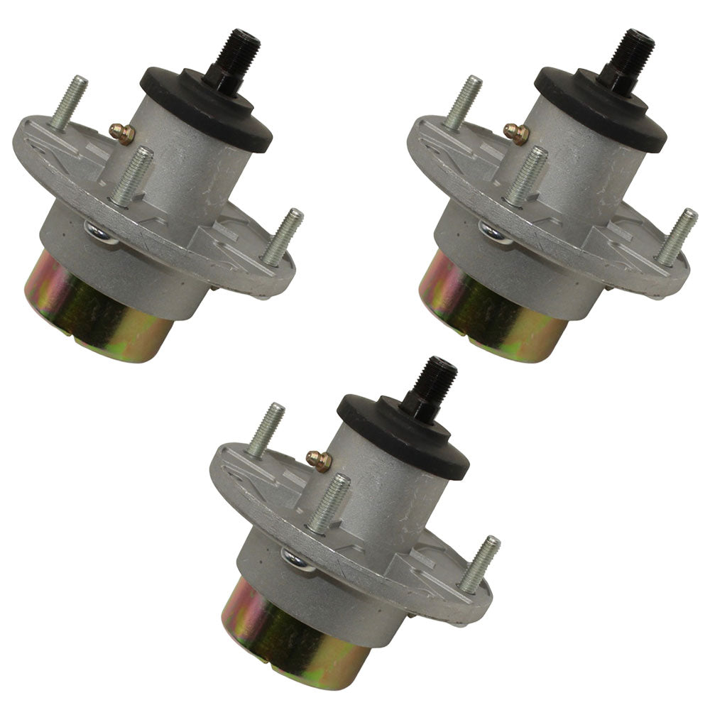 (3) Deck Spindle AM144608 Fits John Deere Riding Mower X330 X350 X354 X370 X380