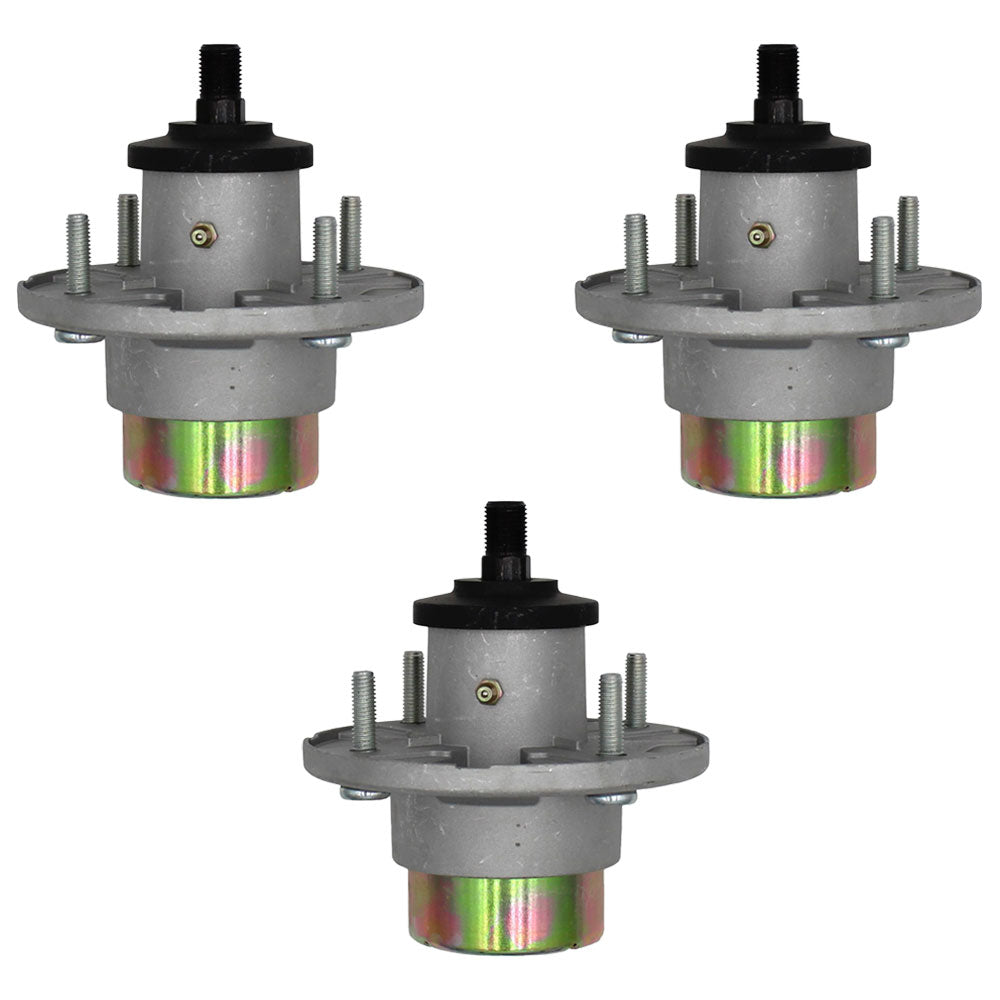 (3) Deck Spindle AM144608 Fits John Deere Riding Mower X330 X350 X354 X370 X380