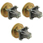 Set of 3 Mower Deck Spindles w/Bolts Fits Yard Man Replaces 618-0660