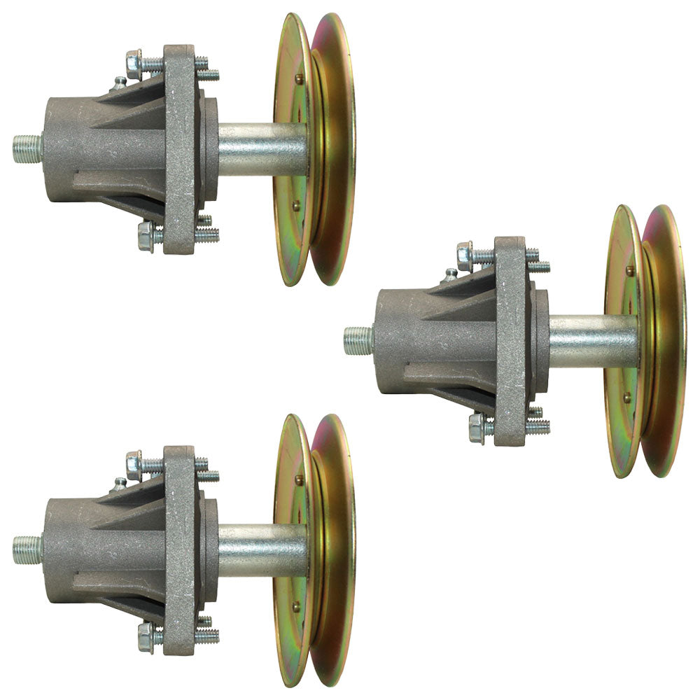 Set of 3 Mower Deck Spindles w/Bolts Fits MTD Replaces 618-0625A