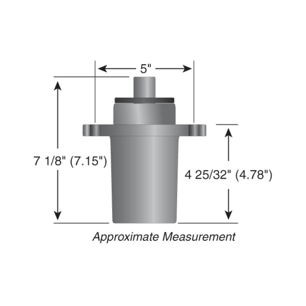 604255 One New Aftermarket Spindle Assembly fits Multiple Hustler Models 48"-72"