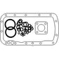 hydraulic gasket set Fits Ford 600 2000 4000 LCRK5564
