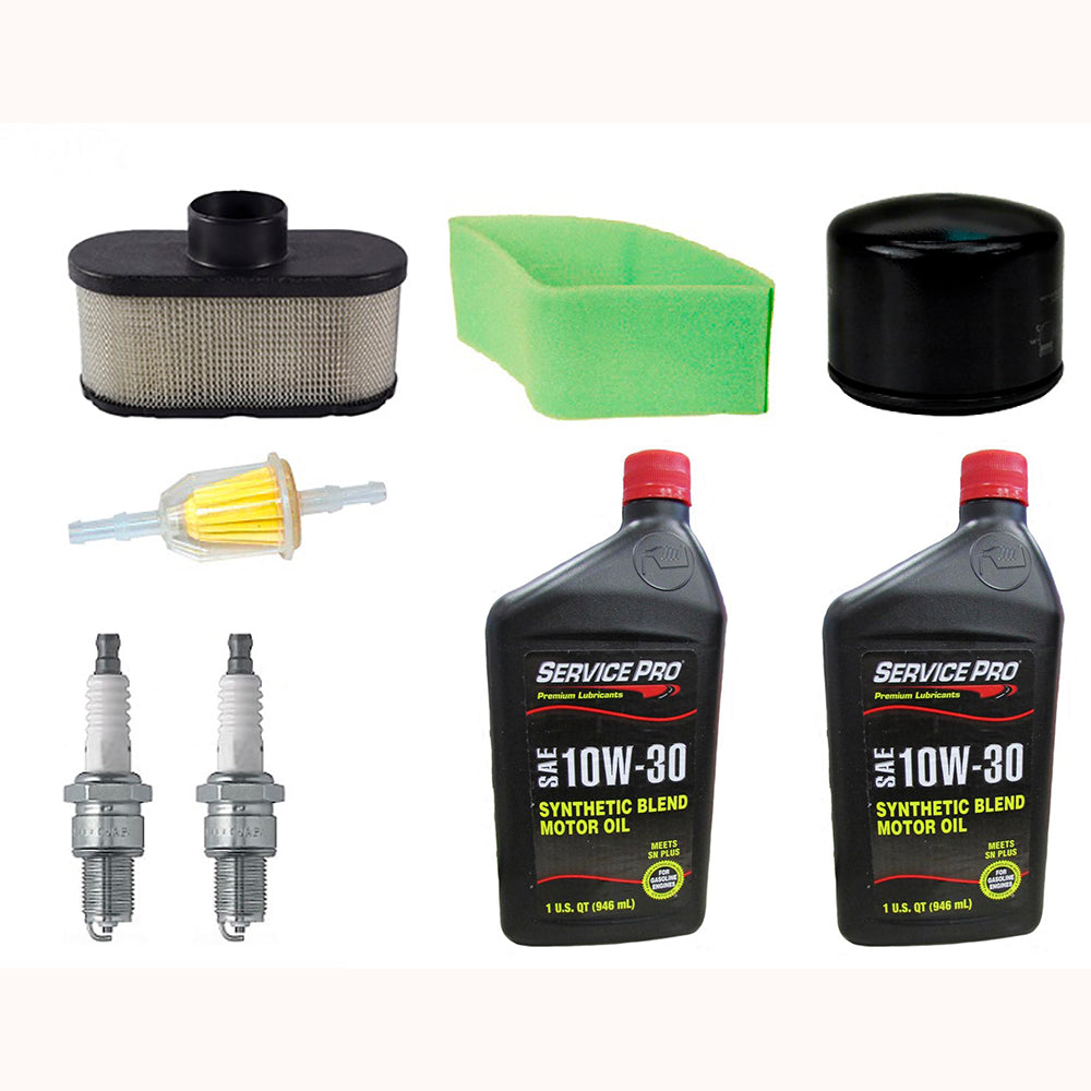 Filters w/ Spark Plugs & Oil Fits John Deere Replaces 14G52