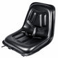 Black Seat with Slide Tracks Fits Landini Replaces 3106006M91-1
