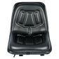 Tractor Lawn Garden Seat w Slide Tracks LGS100BL Metal Base Drain Fits Case IH