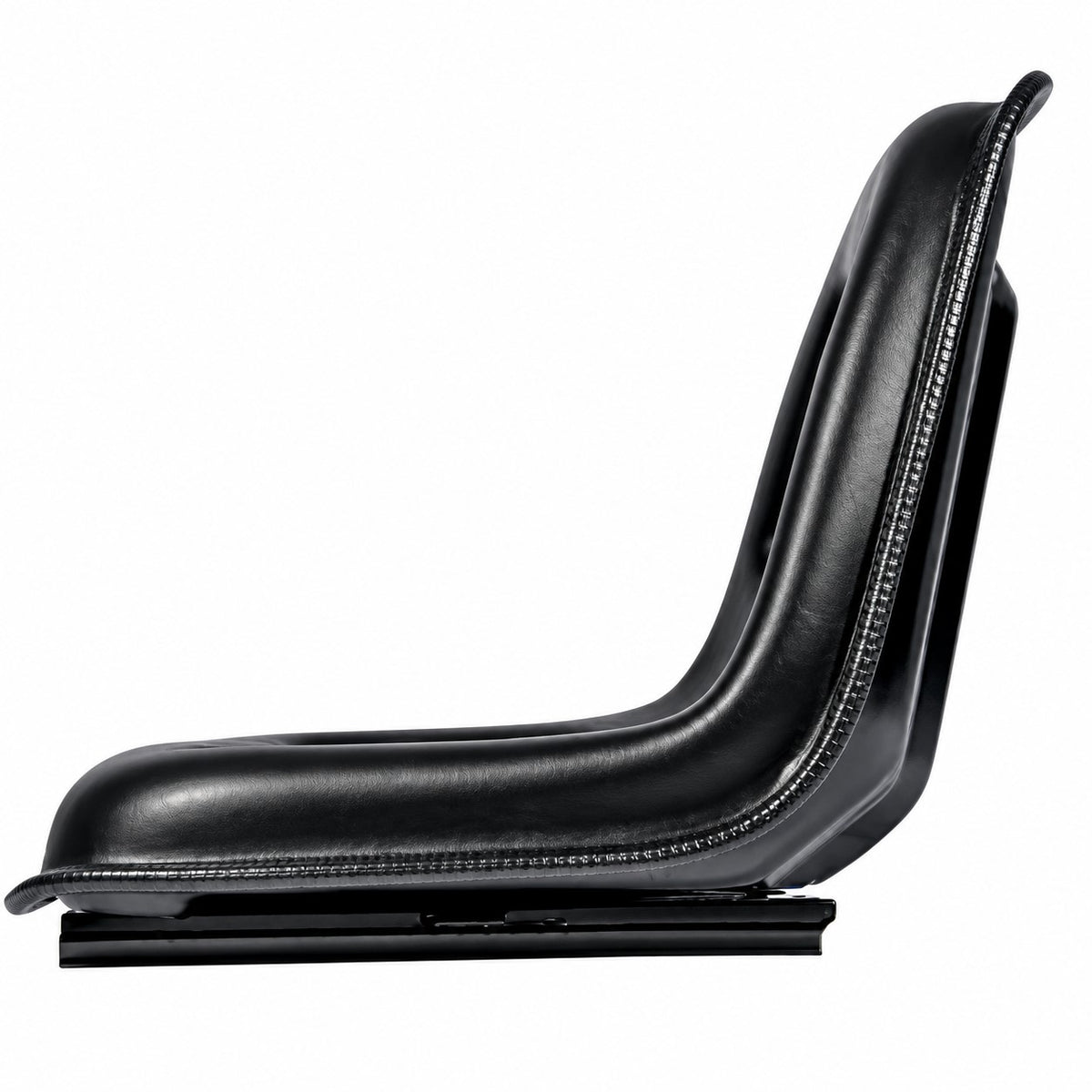 Black Seat with Slide Tracks Fits Landini Replaces 3106006M91-1