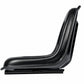 Black Seat with Slide Tracks Fits Minneapolis-Moline Replaces 3106006M91-1