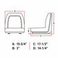 Black Seat with Slide Tracks Fits Landini Replaces 3106006M91-1