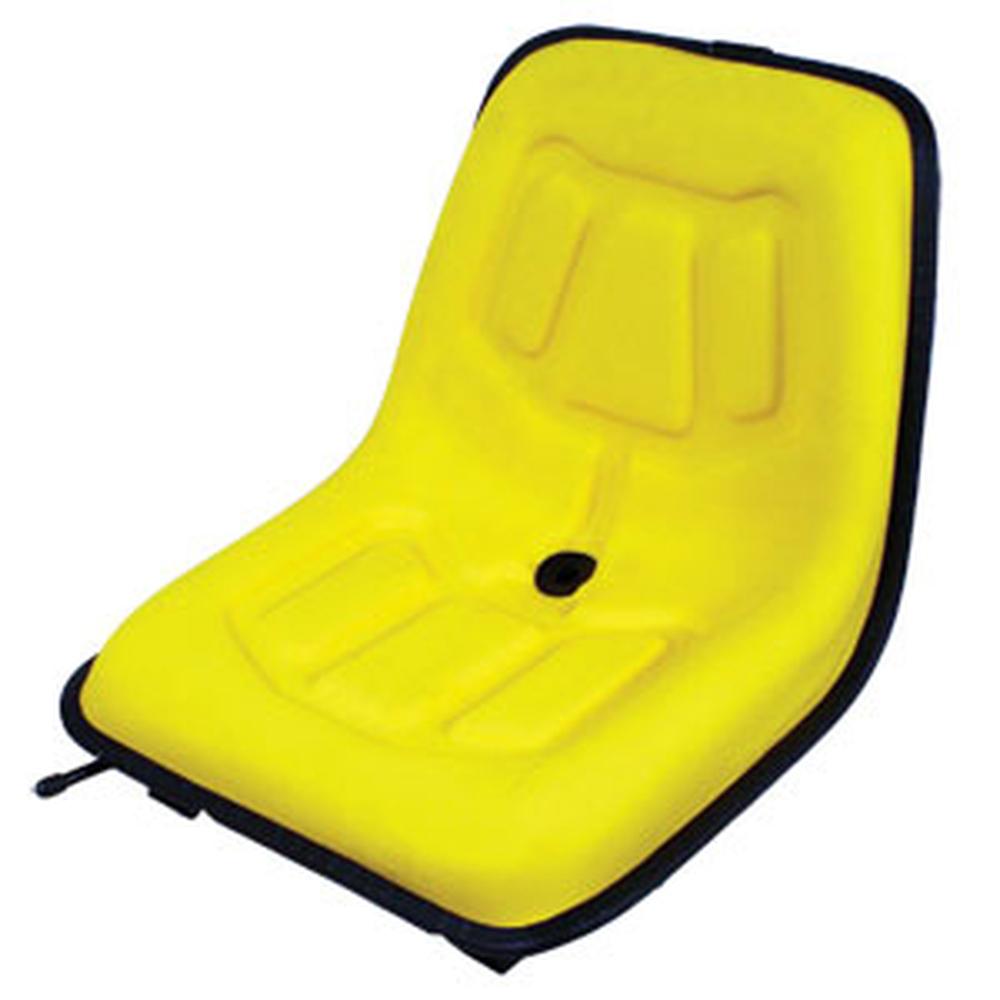 Universal Yellow High Back Seat LGS100YL Fits Compact Tractors, Mowers