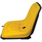 Universal Yellow High Back Seat LGS100YL Fits Compact Tractors, Mowers